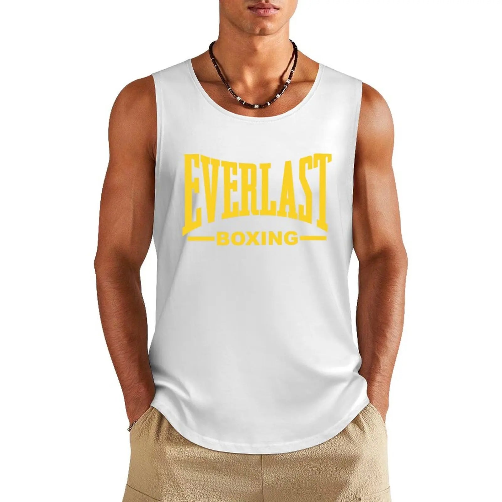 Camiseta Sin Mangas para Hombre, Secado Rápido, Fitness y Gym