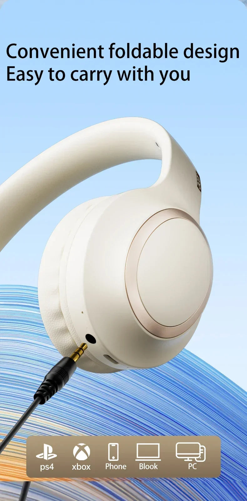 Acer OHR300 Auriculares Over-Ear LDAC Bluetooth 5.3