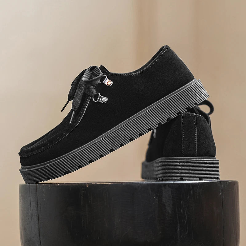 Zapatos descalzos con punta ancha para hombre, calzado informal retro clásico, zapatos ligeros para deportes al aire libre, zapatos para caminar, zapatos de trabajo de suela gruesa de color caqui