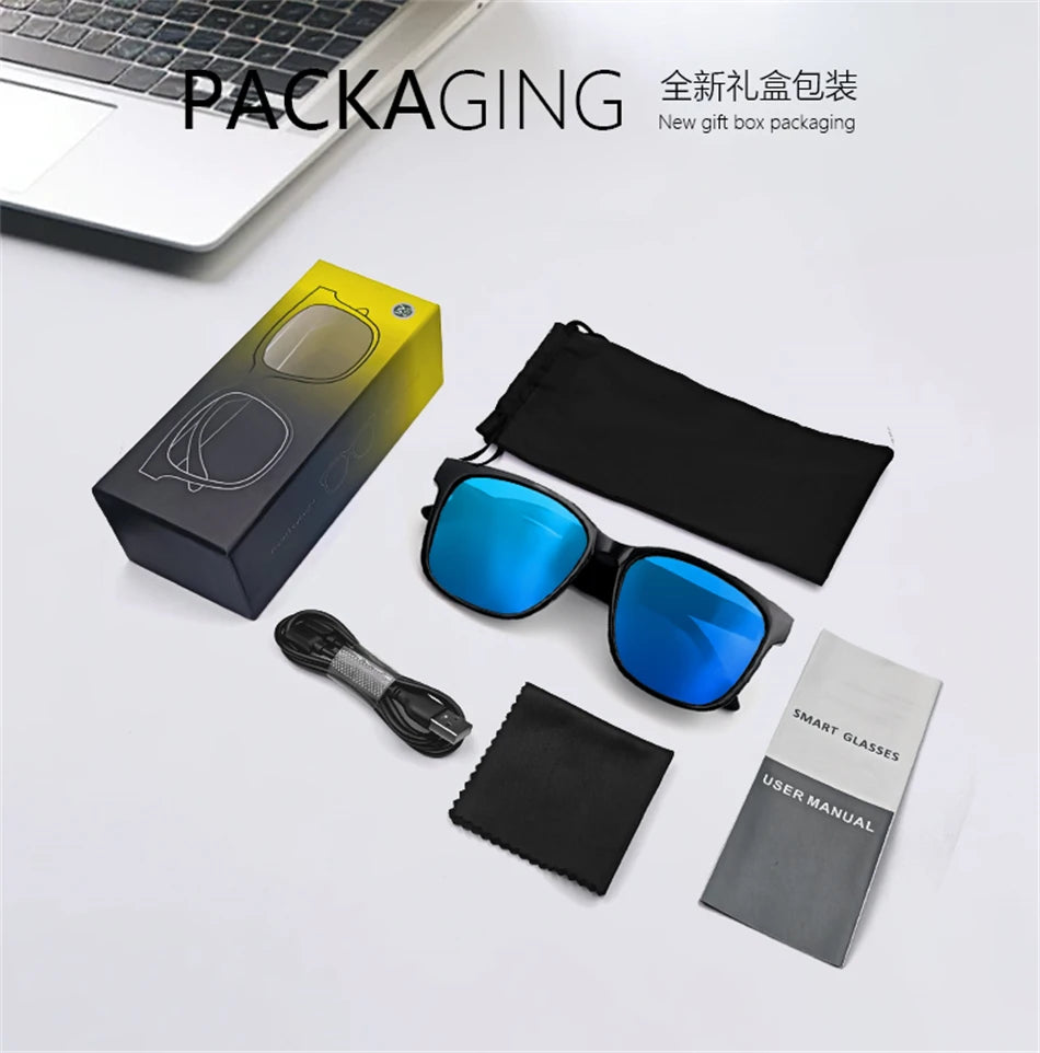 Gafas Inteligentes Bluetooth con Navegación y Música