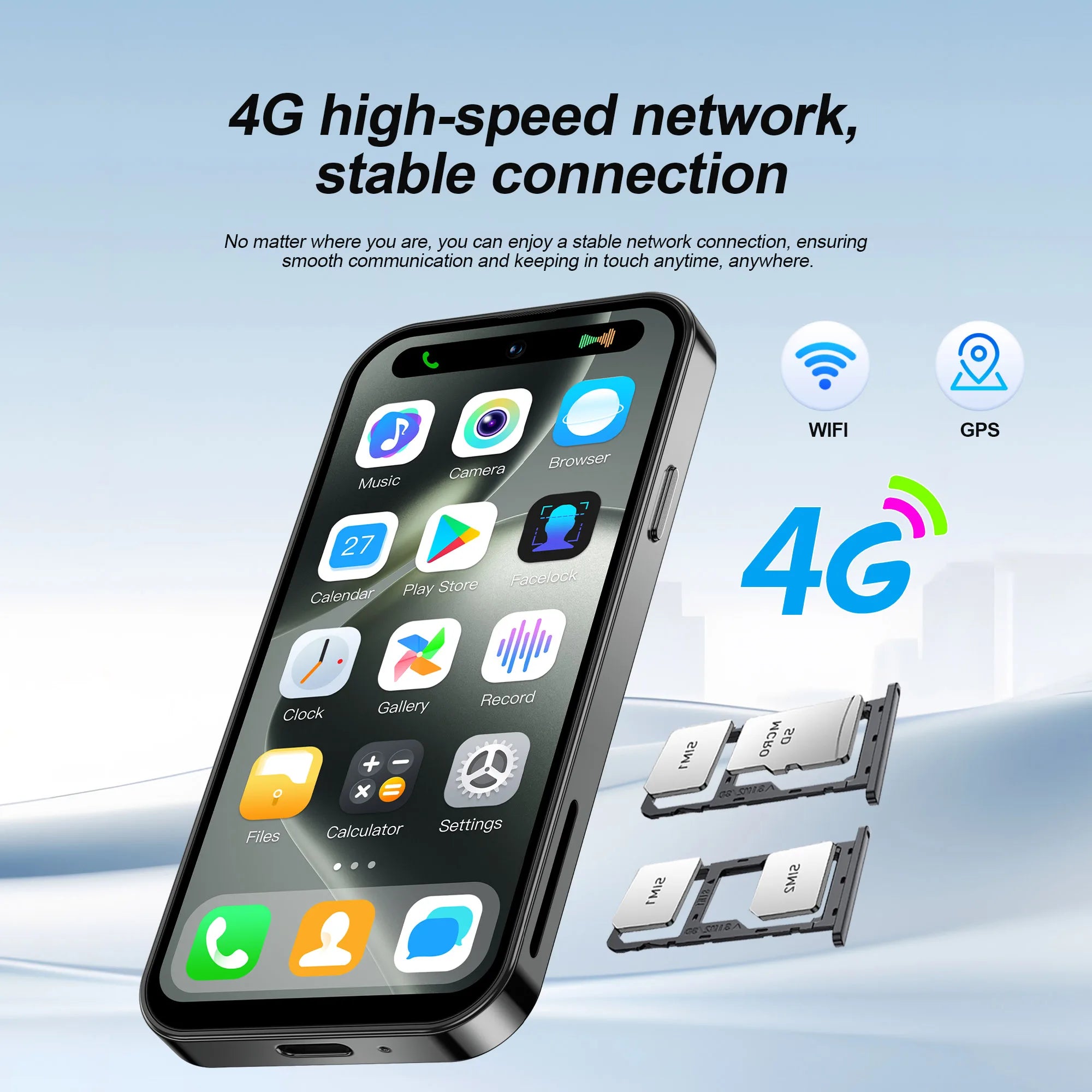 SERVO S16 Mini Android 12,0 teléfono inteligente 4G LTE 16GB/64GB Play Store WhatsAPP WiFi desbloqueo Facial teléfonos móviles de bolsillo pantalla de 4,0"