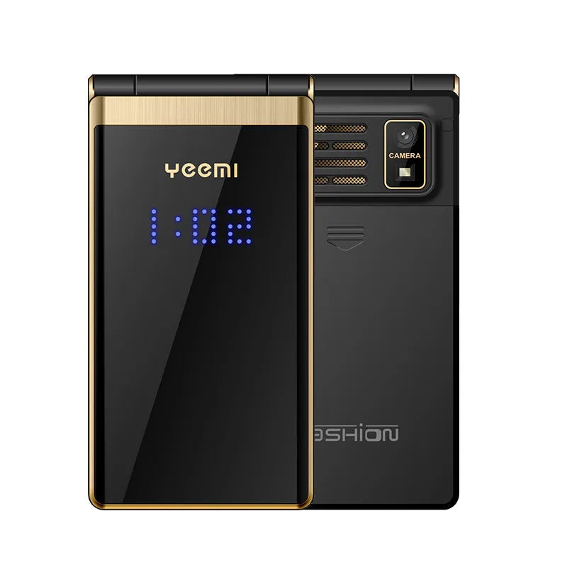 Teléfono Flip YEEMI M2-C para Adultos Mayores 2G Dual SIM