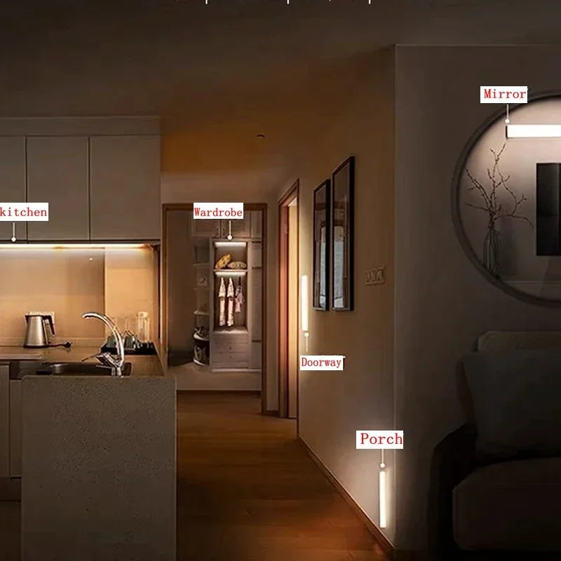 Barra de Luz LED con Sensor de Movimiento Inalámbrica
