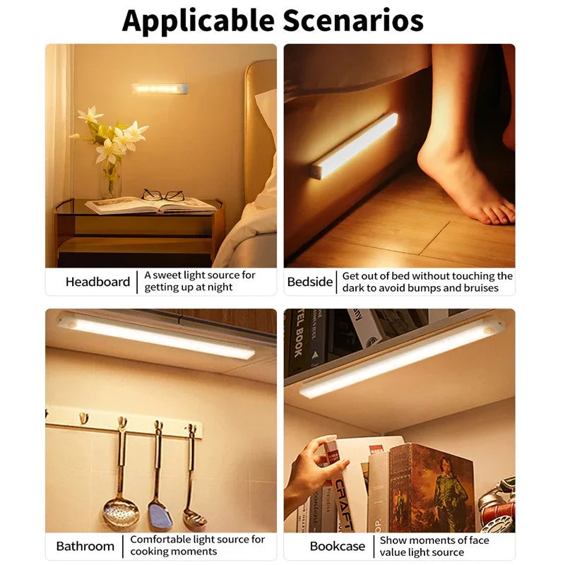 Set de 6 Luces LED con Sensor de Movimiento