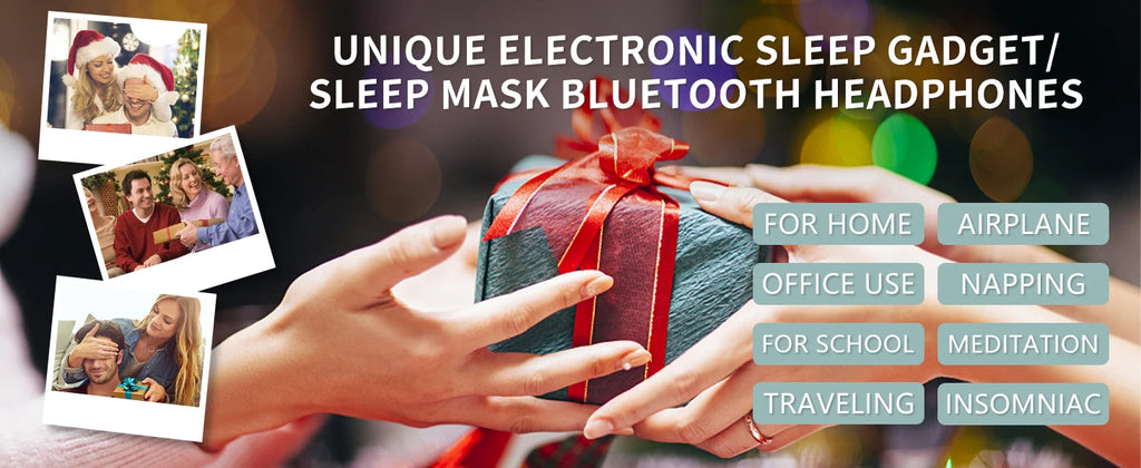 Máscara de Dormir con Auriculares Bluetooth Integrados