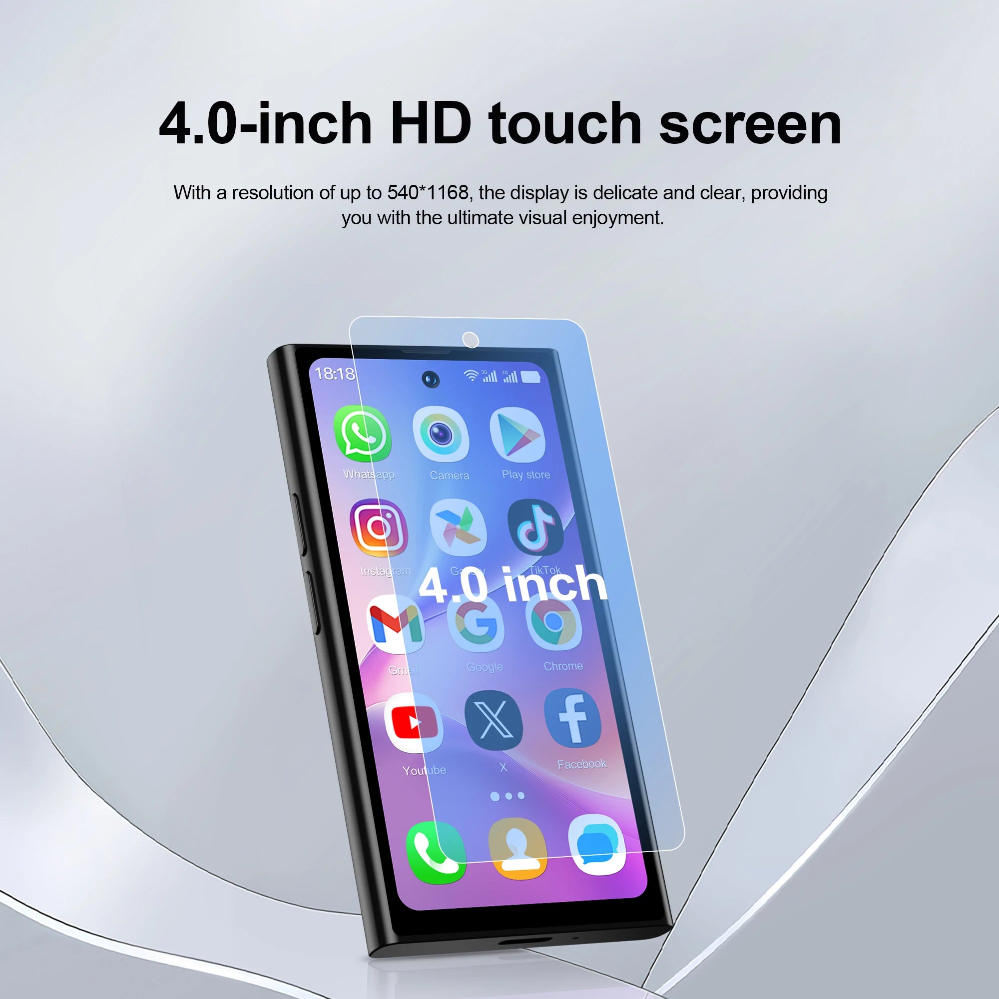 SERVO S27 MINI teléfono inteligente pequeño 4G LTE Android 12,0 OS 3GB + 64GB APP Store GPS 4,0 "pantalla completa de bolsillo teléfonos inteligentes 2 SIM en espera