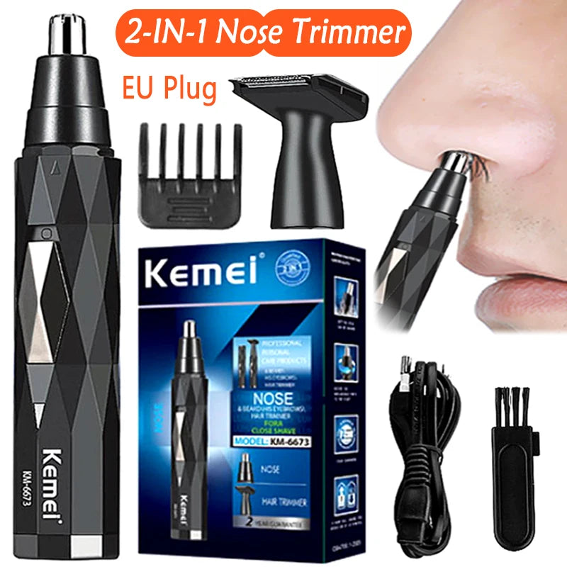 Kemei Recortador de Nariz y Cejas 2 en 1