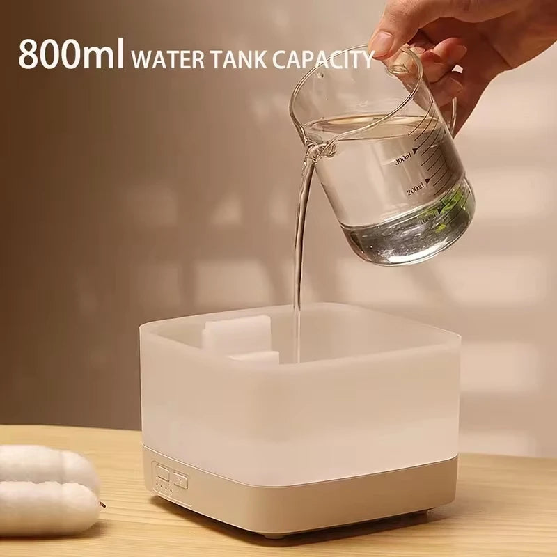 Difusor de Aire Cubo con Luz Nocturna y Control