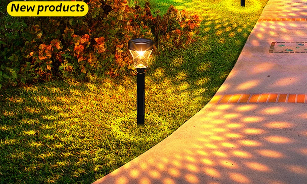 Luces Solares LED para Jardín y Caminos Exteriores Impermeables