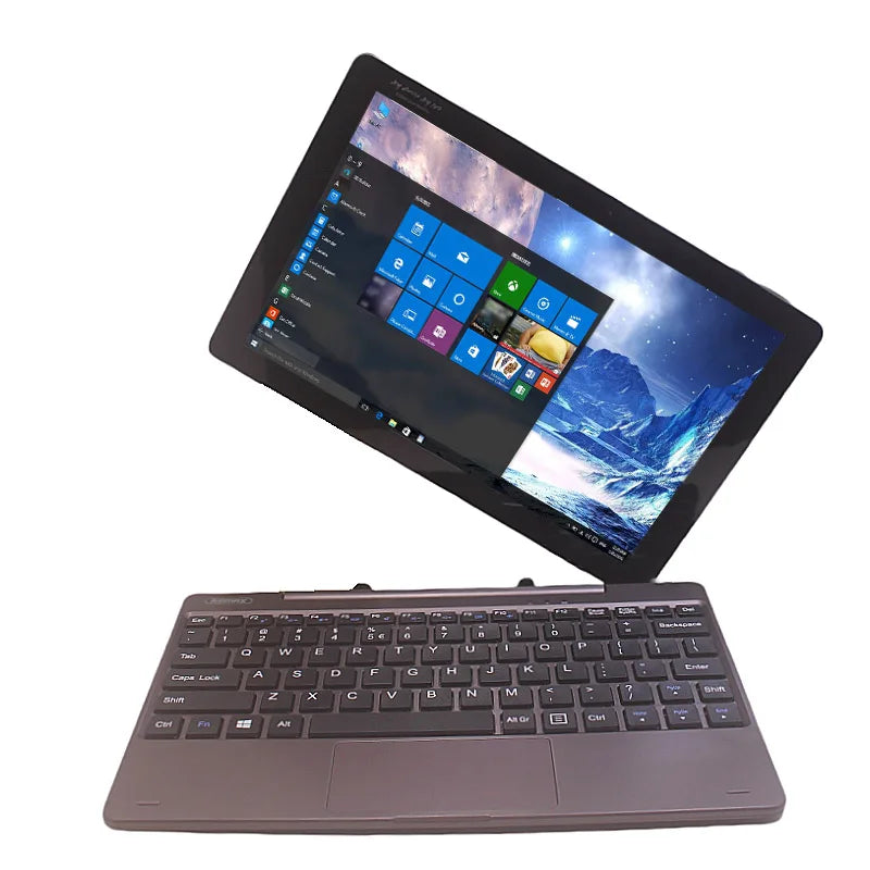 Tableta de 10,1 pulgadas con 2 GB de DDR, 32 GB de ROM, Windows 10, 64 bits, Z8350, 4 núcleos, USB 3,0, cámara dual con teclado desmontable, superventas