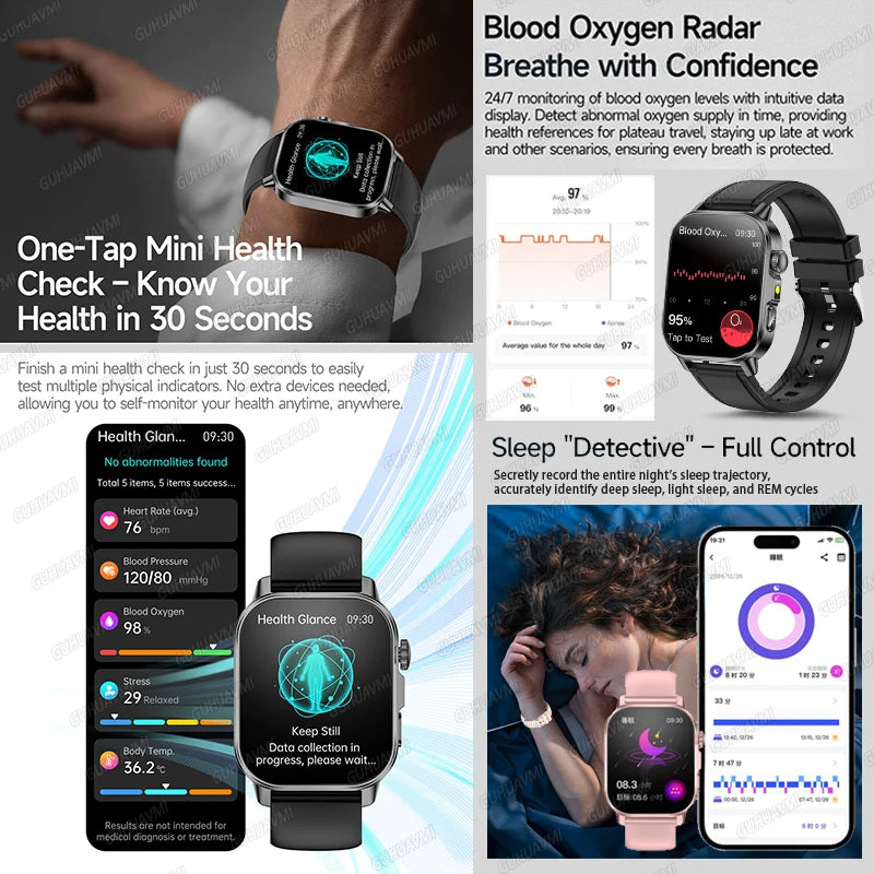 Reloj Inteligente Enfermería ECG+PPG AMOLED