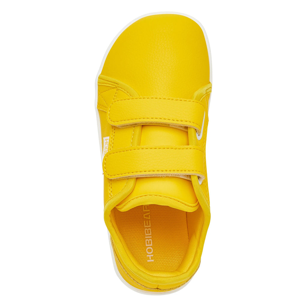 Zapatillas Descalzas para Niños HOBIBEAR |   Cierre de Gancho y Bucle |   Zapatos de punta ancha |   Zapatillas Deportivas Minimalistas Ligeras de Cuero Sintético