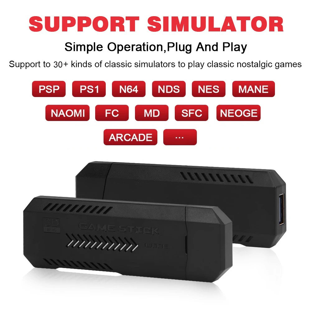 NUEVA Consola de Videojuegos X2 Ultra con Controles Inalámbricos Dobles de 2.4G, 4K HD, 30000 Juegos Retro, Biblioteca de 128G, Regalo de Navidad