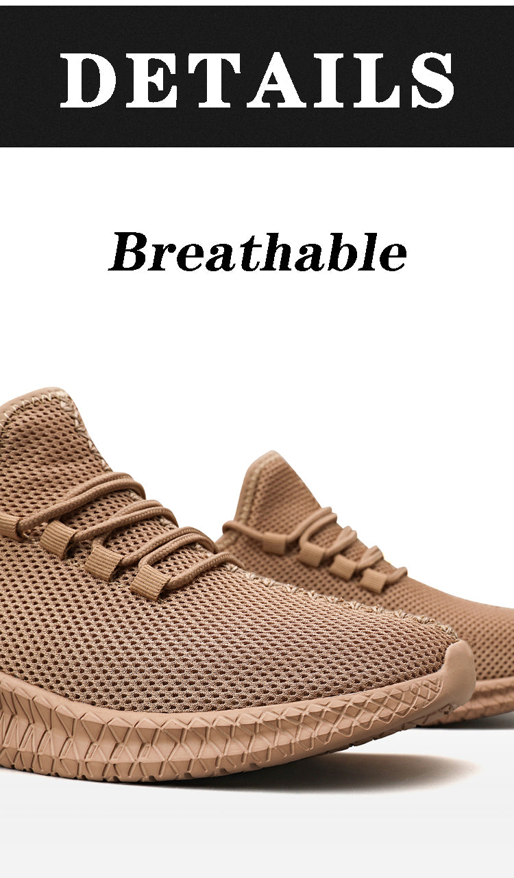 Zapatillas de correr transpirables y ligeras para hombre, Tenis antideslizantes para exteriores, zapatos deportivos suaves con cordones para caminar, 2023