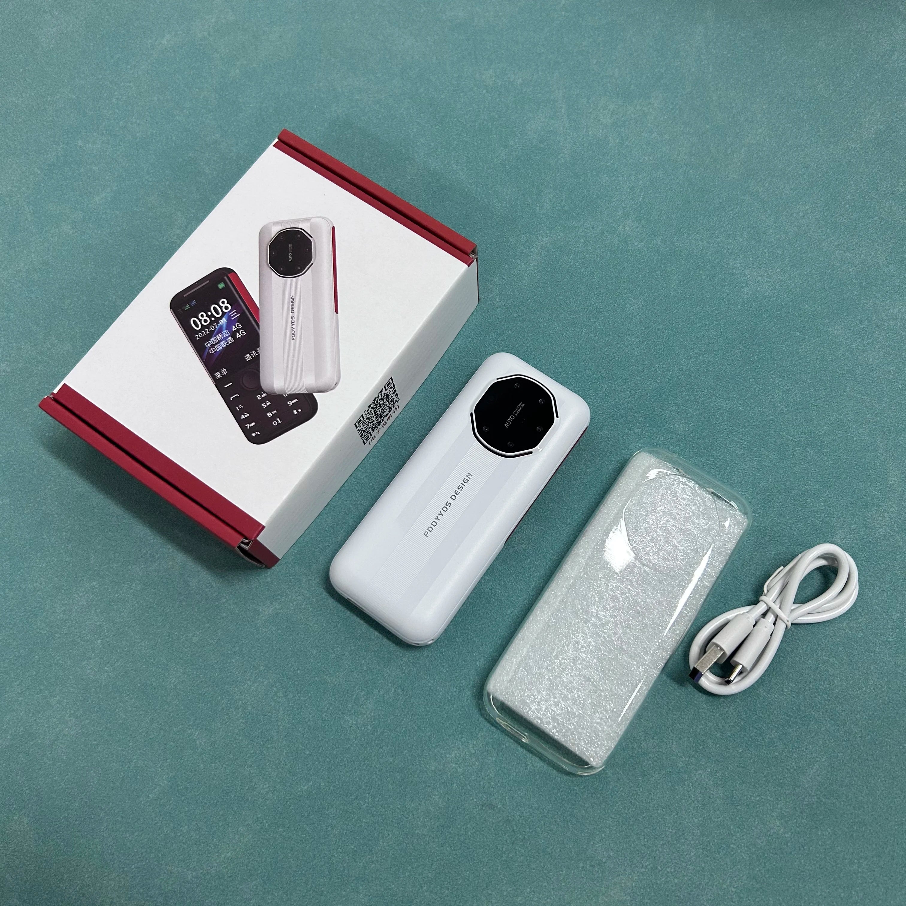Nuevo Teléfono Celular HOSWN H29 4G con Pantalla de 2.8 Pulgadas, LTE, Doble SIM, 6800mAh, Altavoz Potente y Linterna