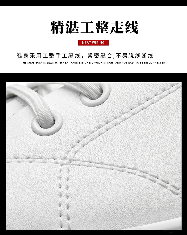 Zapatos casuales, zapatos deportivos de piel de vaca, zapatos planos, zapatos casuales clásicos para hombres, nuevos estilos de primavera y otoño, zapatos casuales de moda