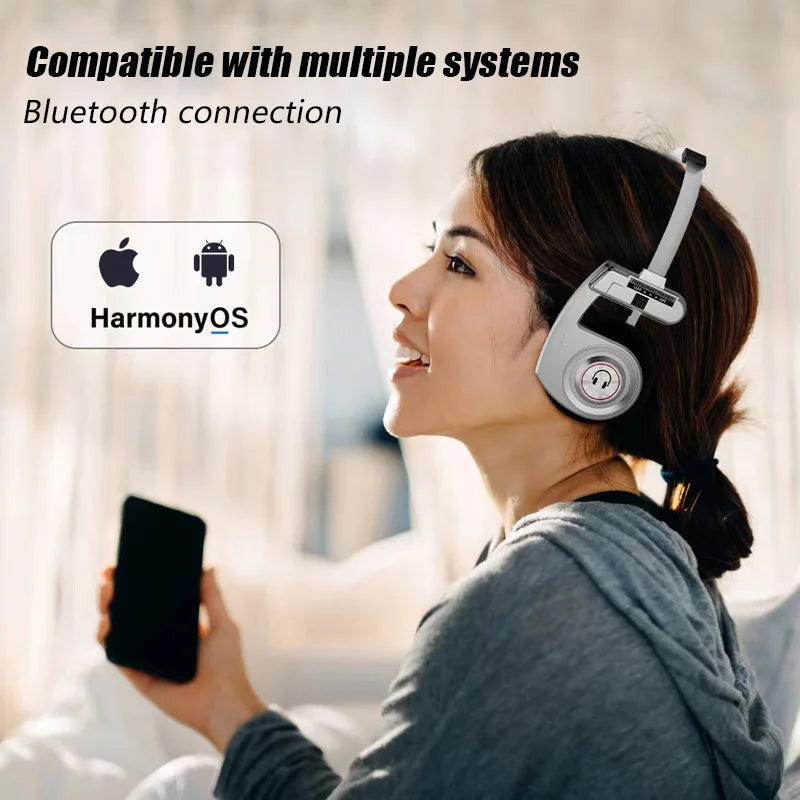 Auriculares Bluetooth Retro Plegables con Cancelación de Ruido ANC