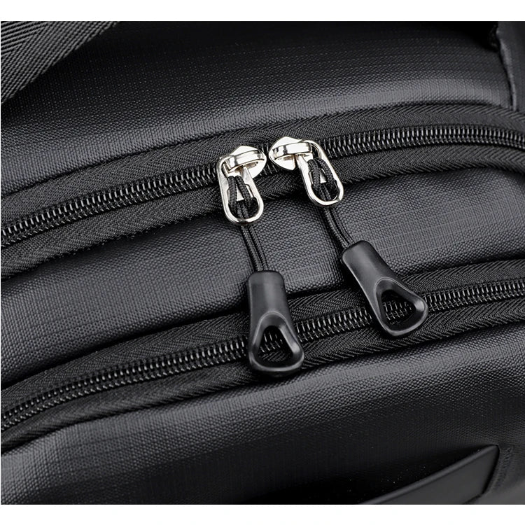 Mochila de negocios, mochila para portátil, bolsa de viaje, negra, gran capacidad, adecuada para diferentes escenarios