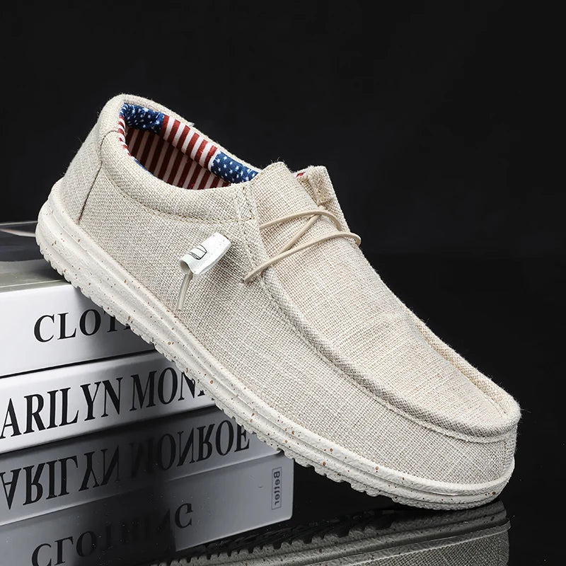 Mocasines casuales para hombre, ultraligeros, sin cordones, transpirables y antideslizantes