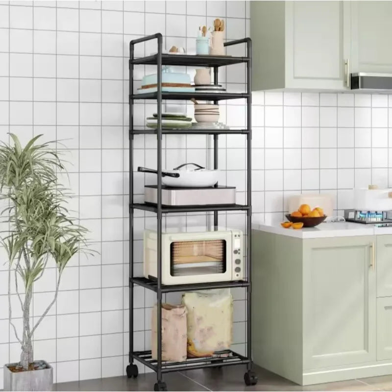 Carrito de almacenamiento multinivel para cocina y baño