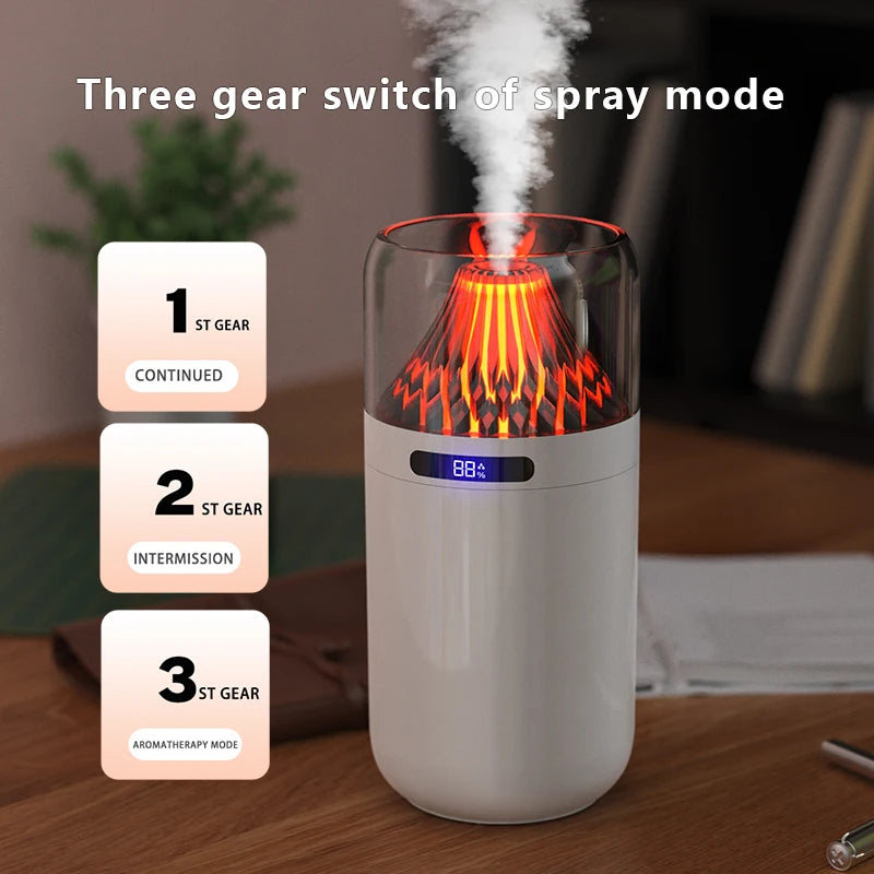 Humidificador de Aroma para coche, difusor de aceites esenciales ultrasónico USB con luz colorida, difusor de fragancia más fresco para el hogar y el coche, 360ml