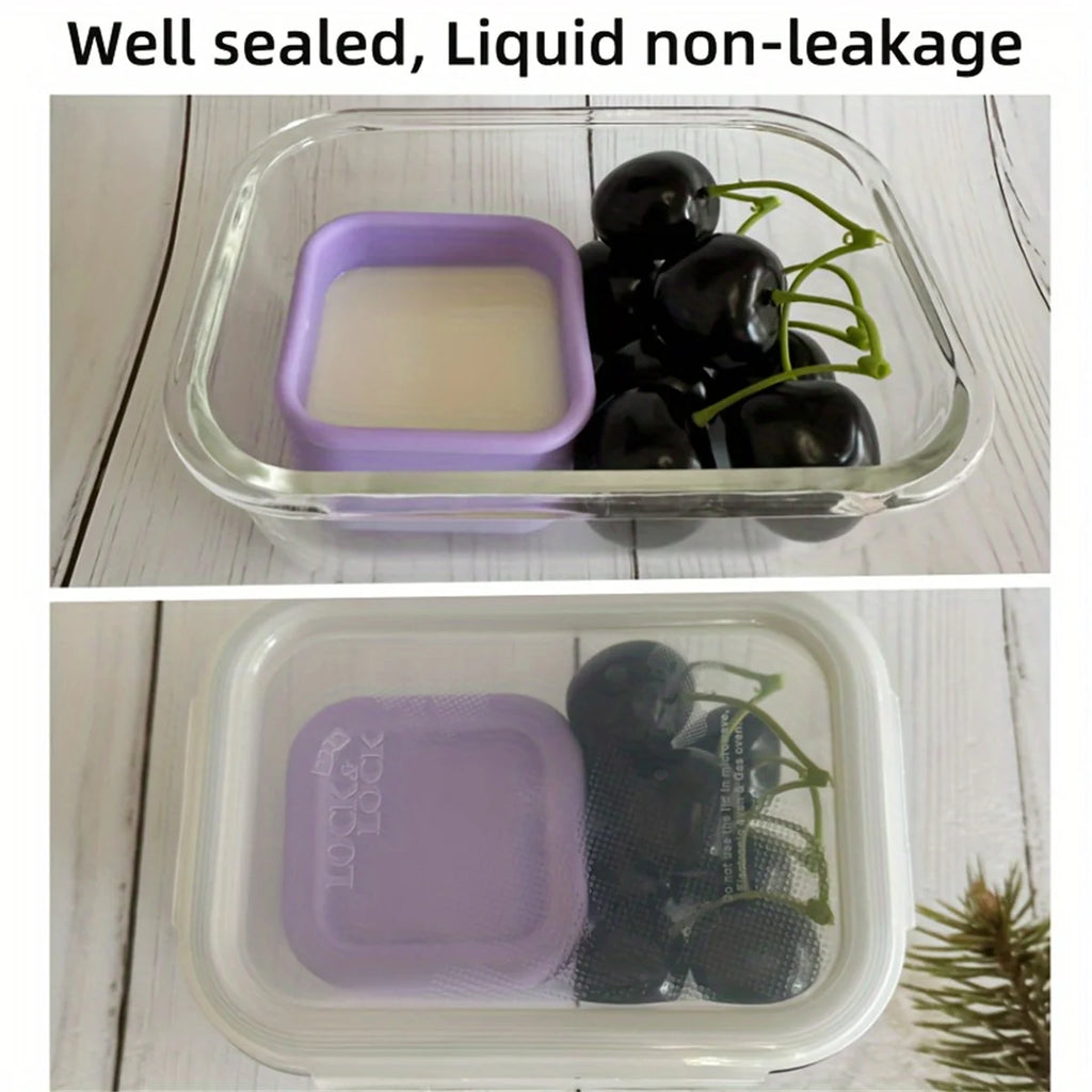 Fiambrera de silicona para niños de 100ml, tazón de comida complementaria, caja de comida complementaria para huevos al vapor, horno microondas