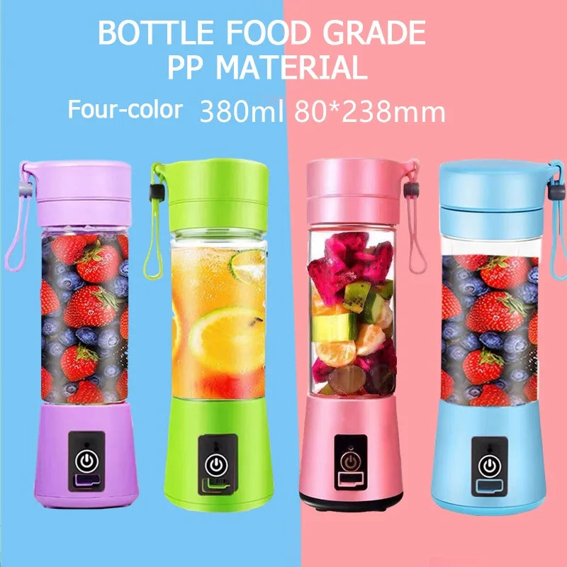 Licuadora Portátil USB Recargable Multifunción para Smoothies