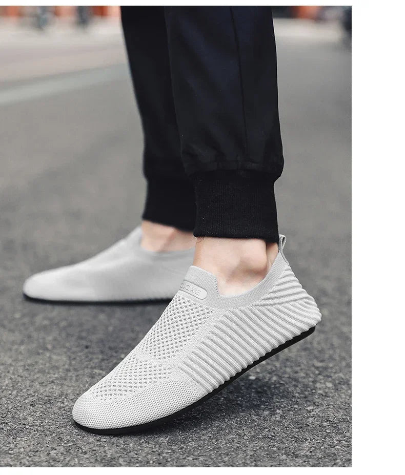 YRZL-mocasines de conducción suaves para hombre, zapatos planos de alta calidad para caminar, mocasines informales de malla transpirable, sin cordones
