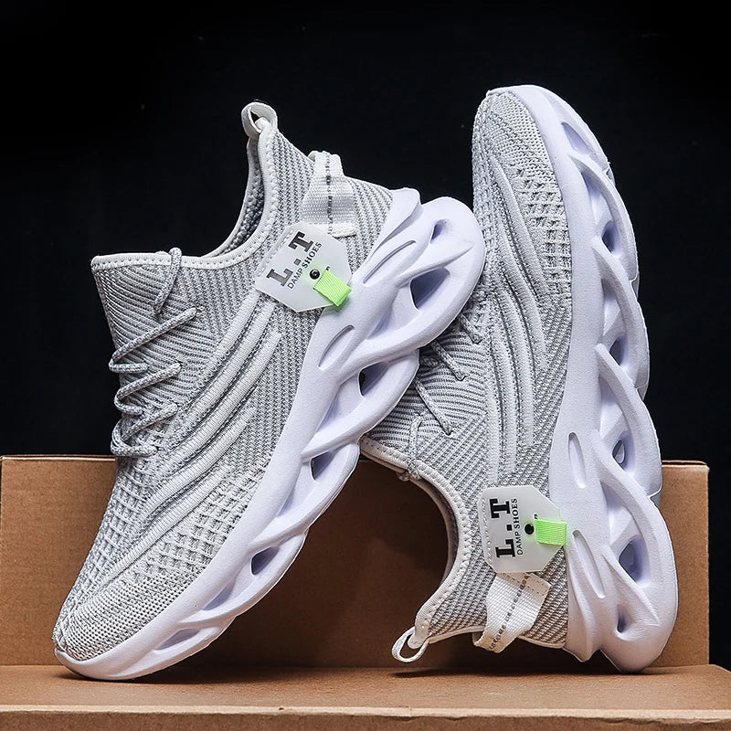 Zapatos deportivos informales de gran tamaño, zapatillas informales para hombre y mujer, nuevos zapatos impermeables para hombre, zapatos para correr ligeros, cómodos y transpirables