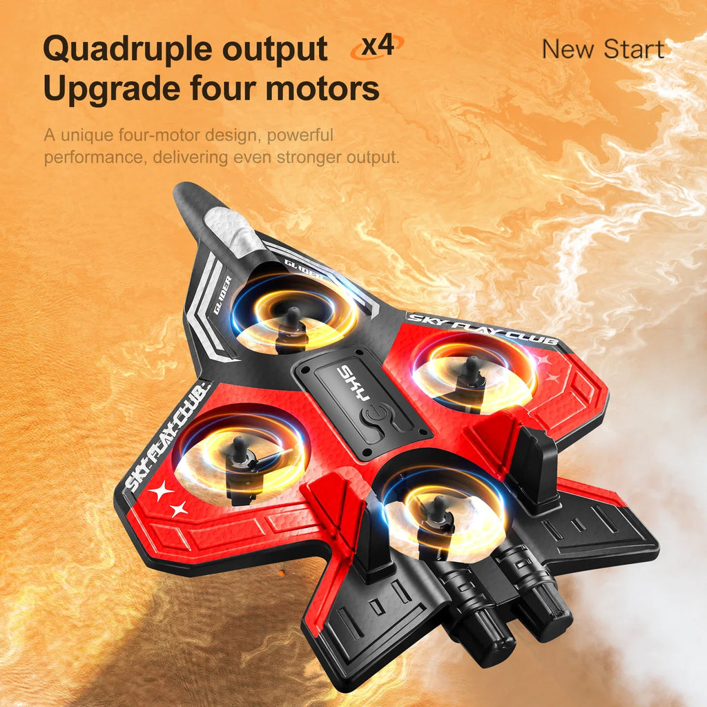 Dron RC Planeador YP3 con Luces LED y Control Remoto 2.4G
