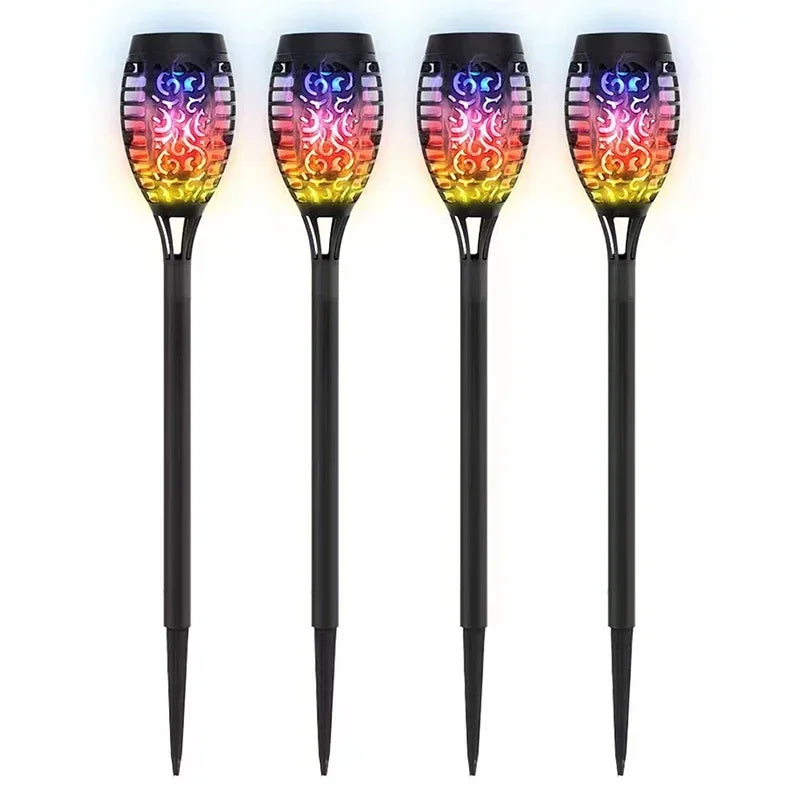 Luces de Antorcha Solar de Llama para Jardín