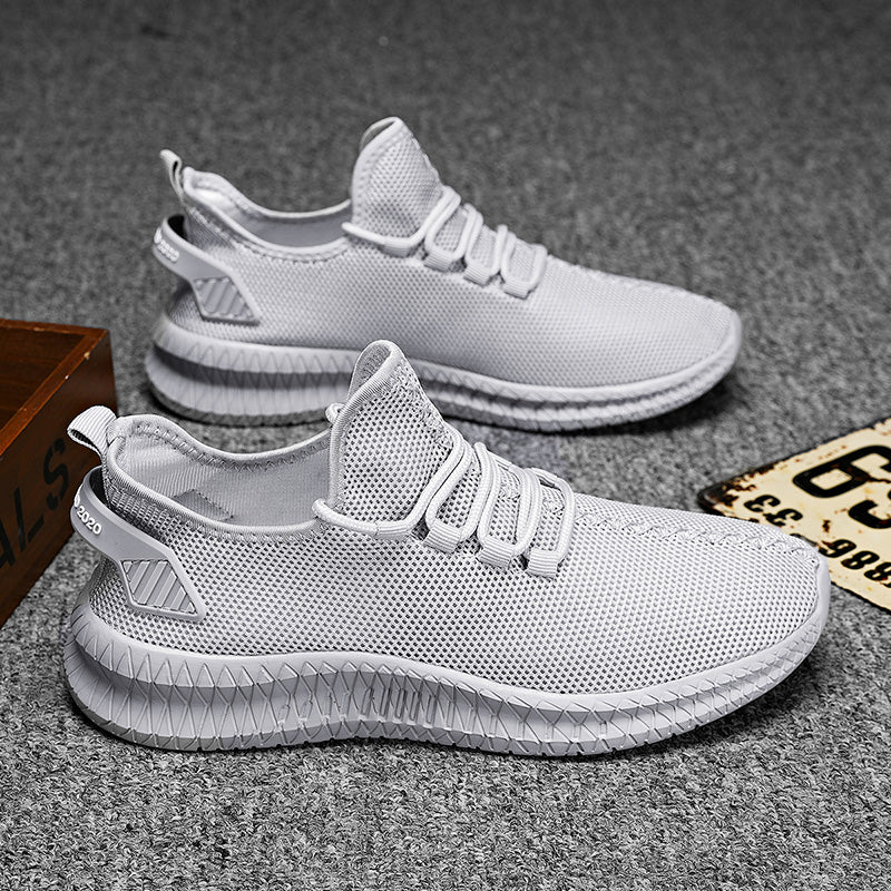 Zapatillas de correr transpirables para hombre, zapatos informales con plataforma a la moda para hombre, zapatos vulcanizados ligeros para mujer, zapatillas antideslizantes flexibles
