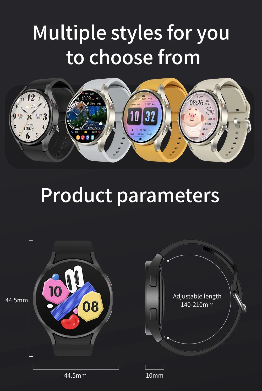 Reloj Inteligente GPS 6 Asistente de Voz