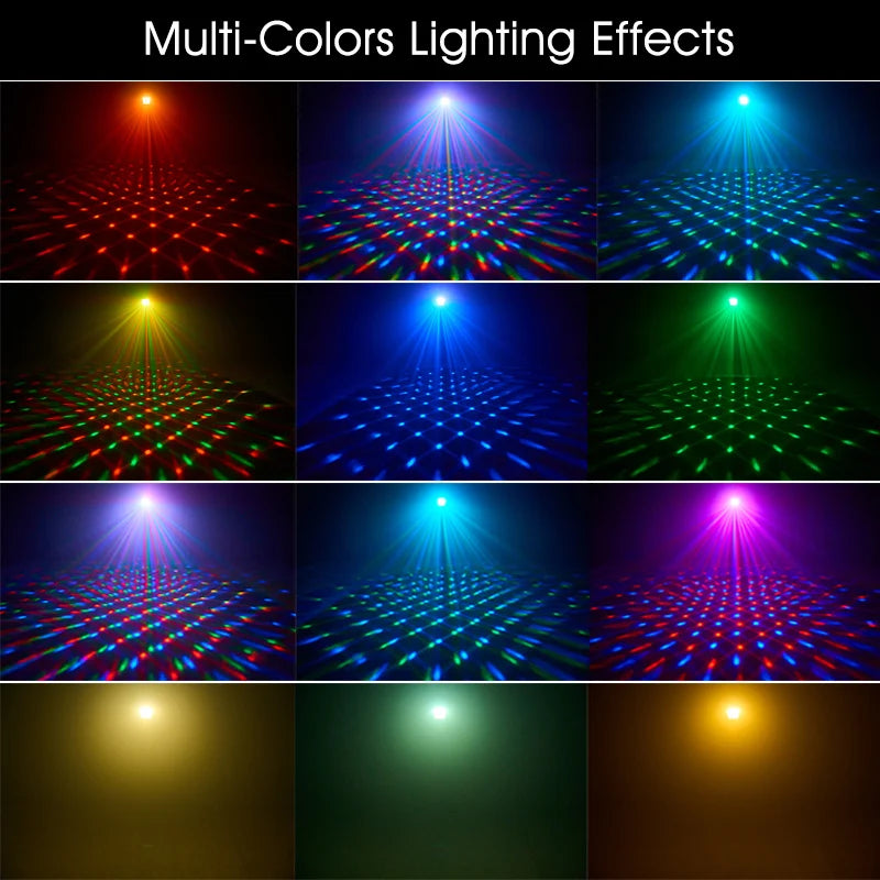 Luz LED Nocturna con Control Remoto para Fiesta