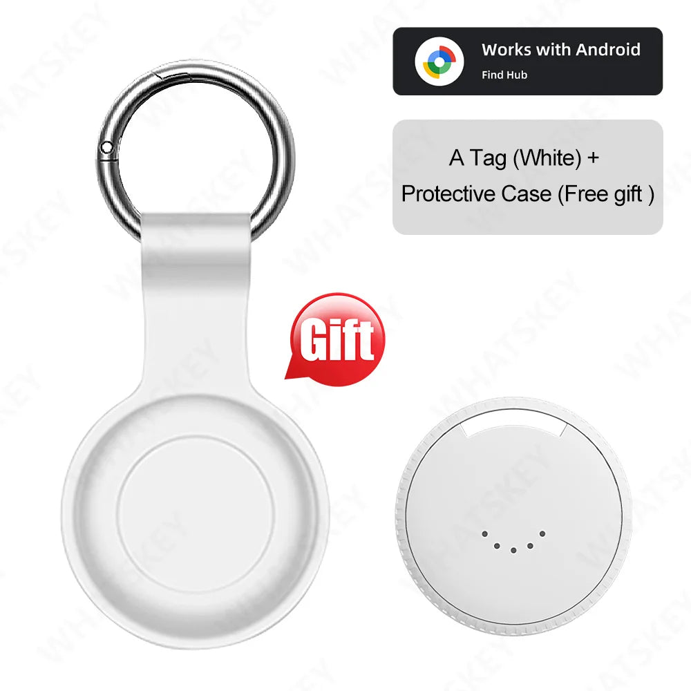 Etiqueta de seguimiento inteligente Android para Google's Find Hub, localizador antipérdida para coches Xiaomi, sonido de posicionamiento, etiquetas de bolsa de bicicleta de búsqueda rápida