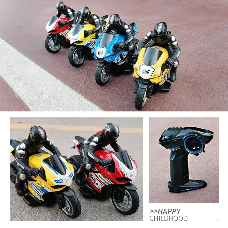 Moto RC 1:10 2.4G 4 Canales Alta Velocidad Control Remoto