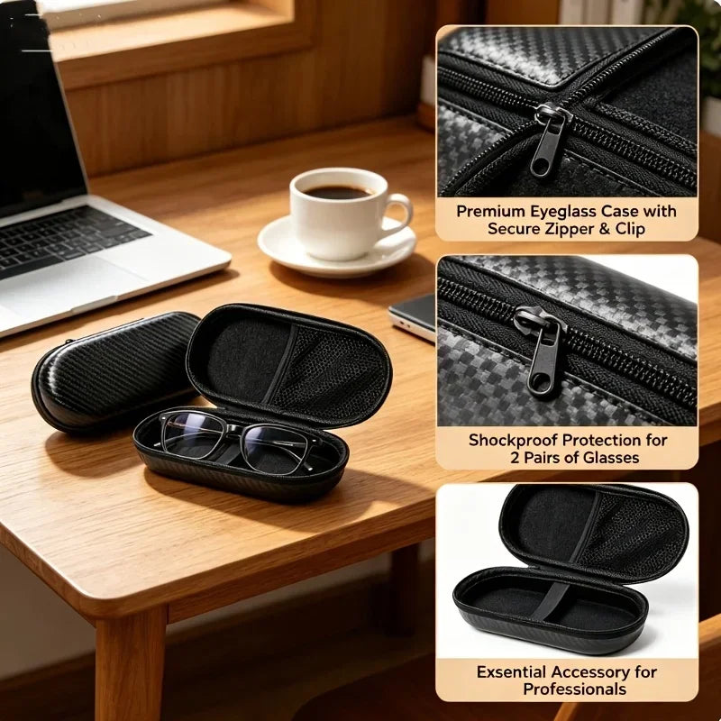 Estuche de almacenamiento para gafas resistente a los arañazos con carcasa dura de EVA, organizador portátil, bolsa protectora, regalo para mujeres, día de la madre, San Valentín
