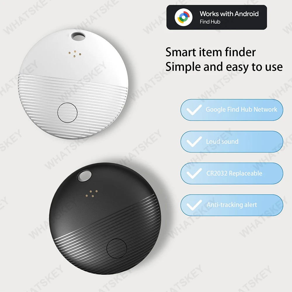 Rastreador GPS Android para Hogar Inteligente, Compatible con Google Find My, Recargable, Etiquetas de Localización, Rastreador GPS Android para Coche y Ciclismo