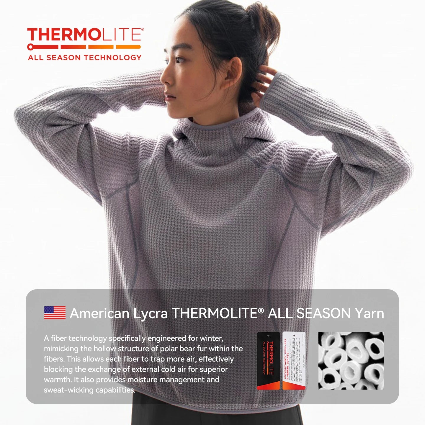 Sudadera con Capucha Thermolite, Liviana y Cálida, Colores Sólidos