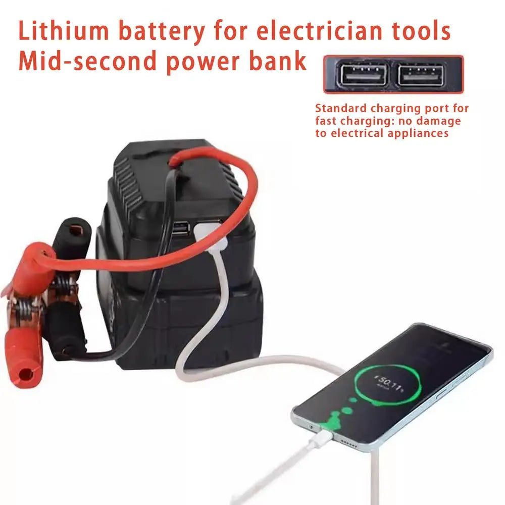 Arrancador de Batería Portátil para Auto con Carga USB