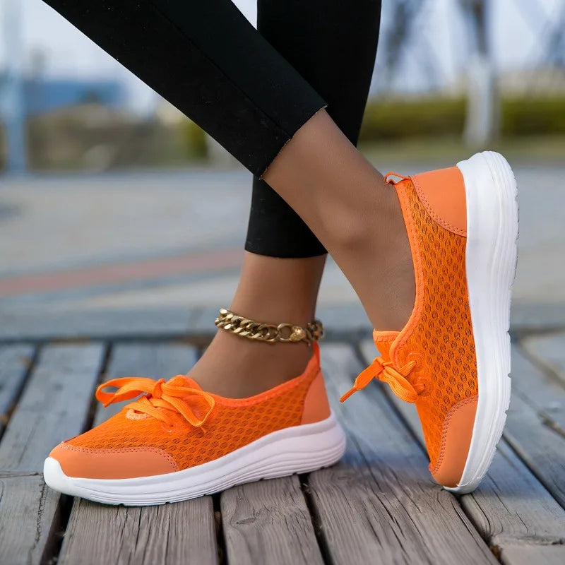 YRZL Zapatillas de deporte para mujer, zapatos informales sin cordones, malla transpirable, cómodos, suaves, mocasines clásicos para conducir, zapatos para mujer