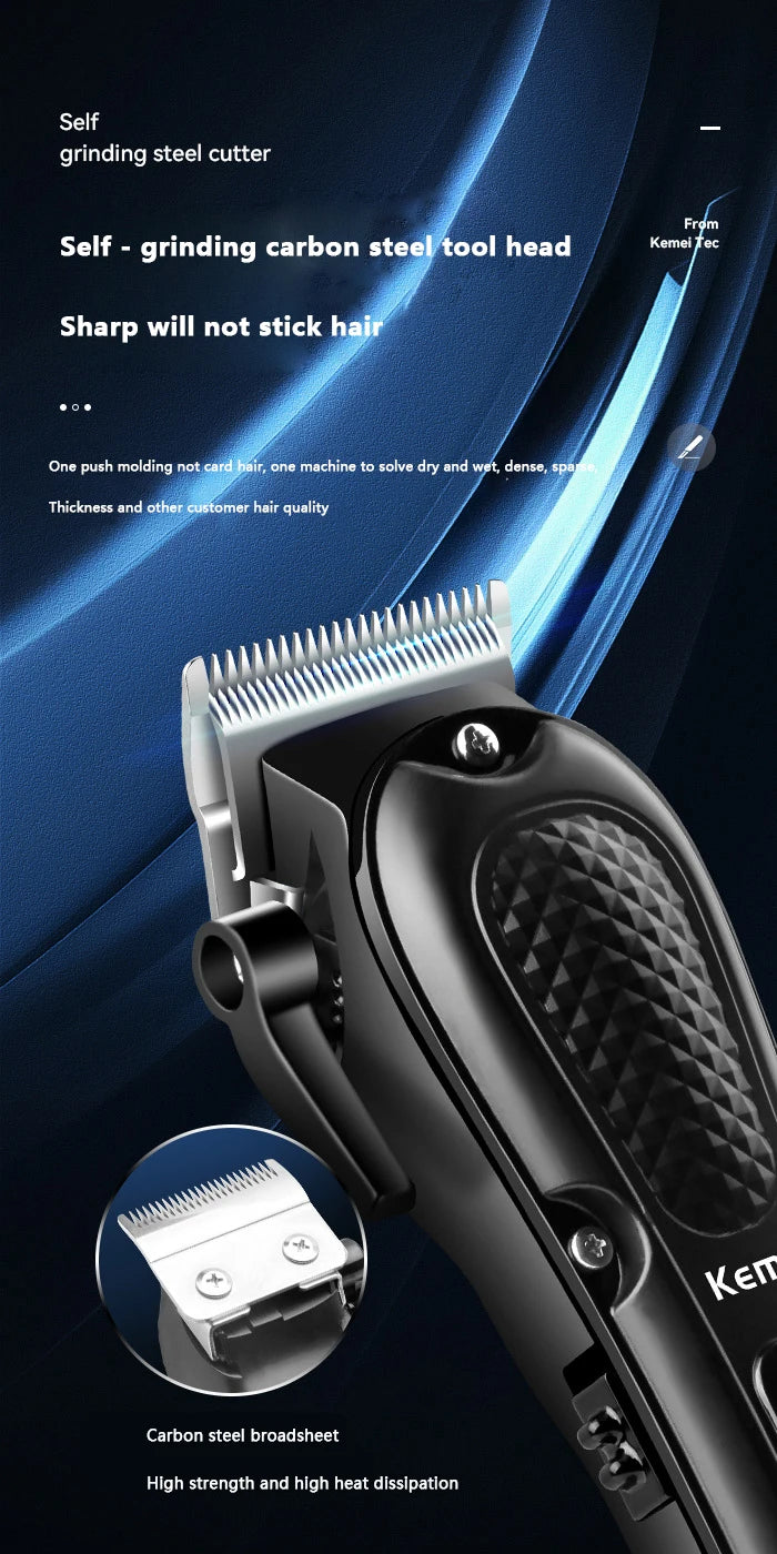 Cortadora de Pelo Kemei KM-1071 USB Recargable