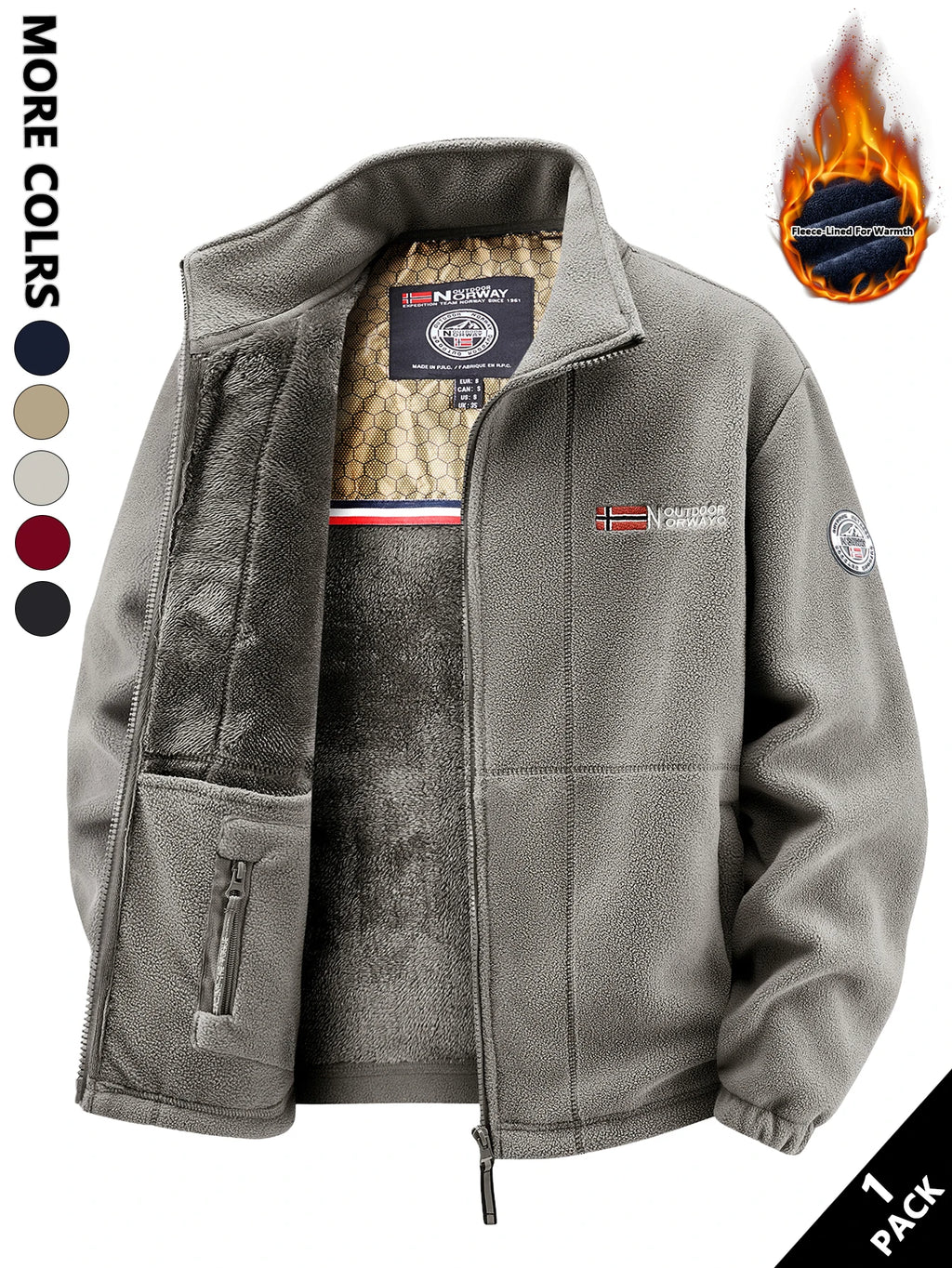 Chaqueta polar para hombre, suave y agradable para la piel, resistente al calor y al viento, adecuada para desplazamientos diarios, ocio en el hogar, caminar al aire libre, reuniones casuales con amigos, capas en otoño e inv