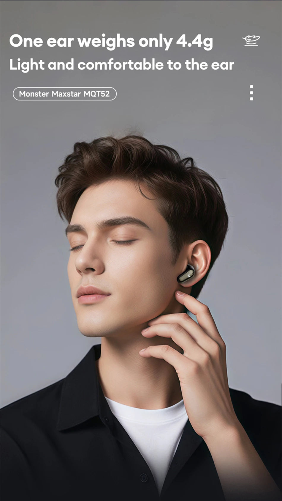 Auriculares Bluetooth Monster MQT52 TWS con Micrófono