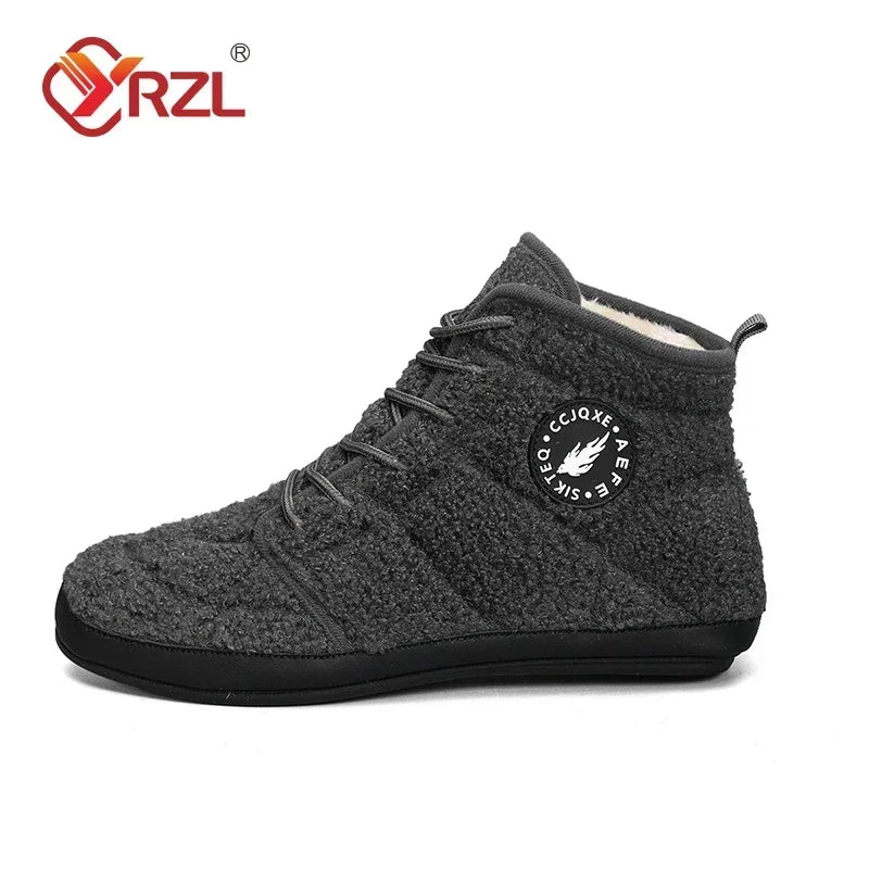 Zapatillas de Invierno YRZL para Hombre con Felpa Cálida