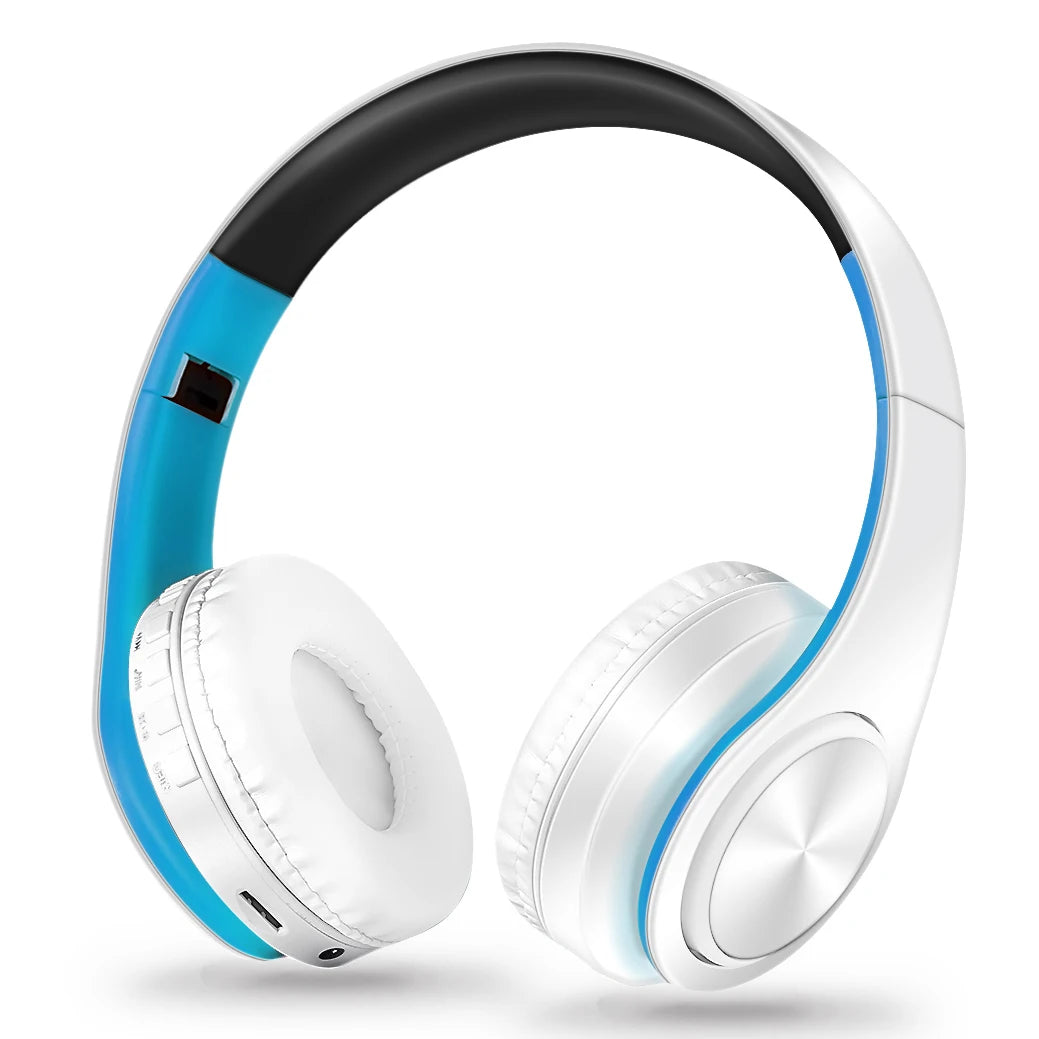 Auriculares Bluetooth 5.3 Inalámbricos con Micrófono y Radio FM