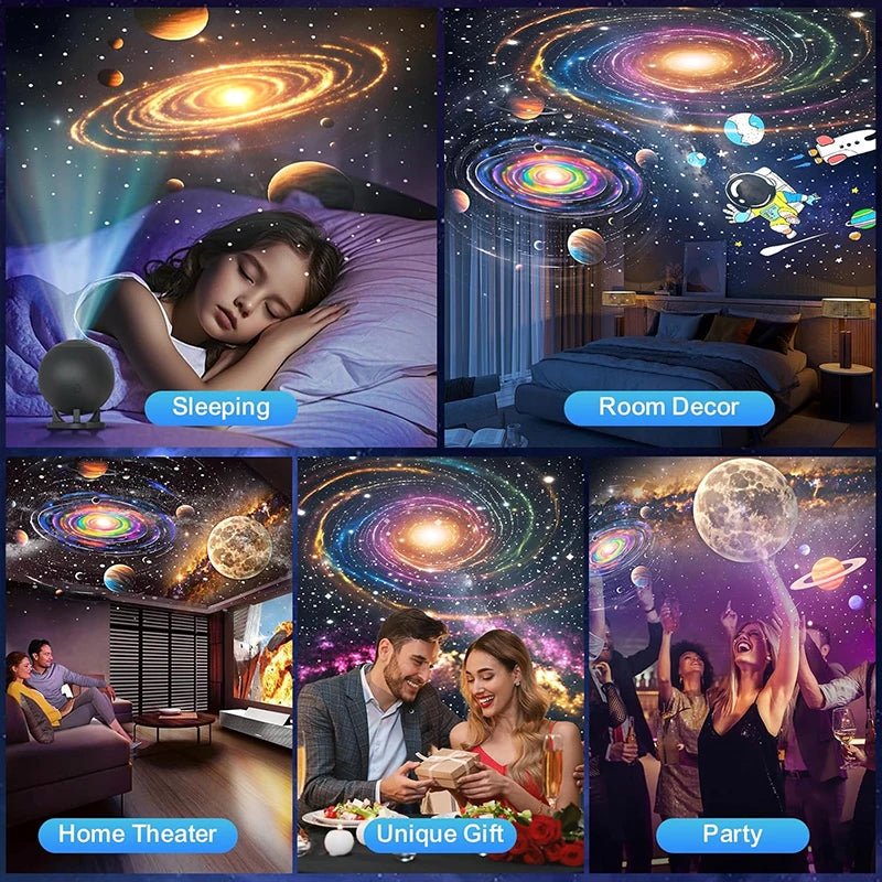 Proyector Planetario de Galaxia para Dormitorio