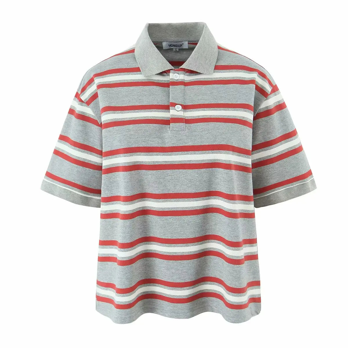 Polo de Verano para Mujer a Rayas, Manga Corta y Larga