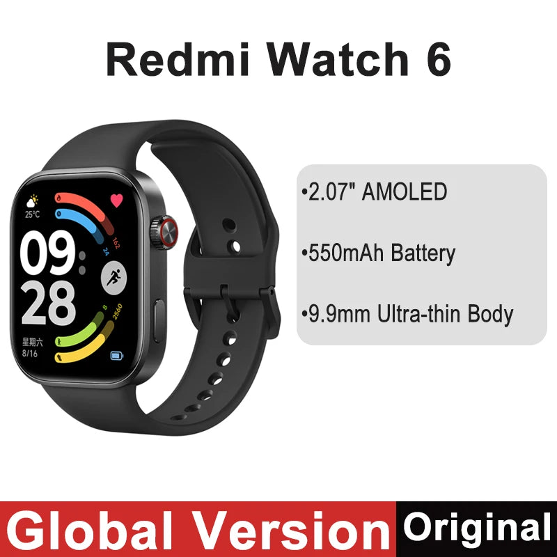 Redmi Watch 6 Smartwatch AMOLED 150 Modos