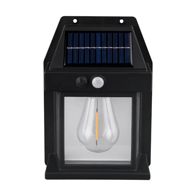 Lámpara Solar de Pared con Sensor para Porche